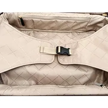 Michael Kors Logo Army Green Rolling Travel Trolley Suitcase Carry-on Bag $898