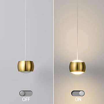 ADCTHOME LED Dimmable Pendant Light for Home