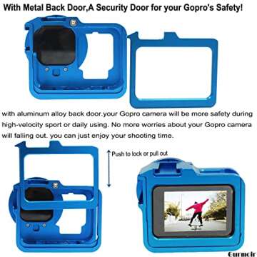 Gurmoir Aluminum Case for GoPro Hero 12/11/10/9