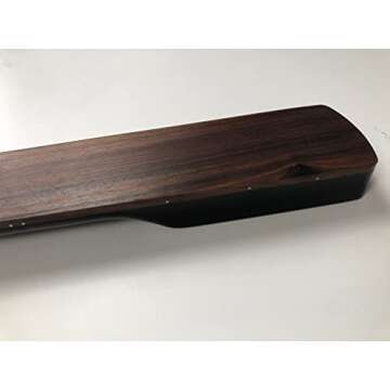 NETANCE 4 String Fretless Electric bass guitar neck Maple 20Fret 34Inch Rosewood fingerboard Nut 42m...