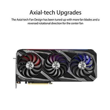 ASUS ROG Strix NVIDIA GeForce RTX 3080 V2 OC Edition Gaming Graphics Card (PCIe 4.0, 10GB GDDR6X, LH...