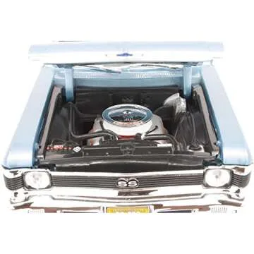 1970 Chevy Nova SS Coupe Blue Diecast Model by Maisto
