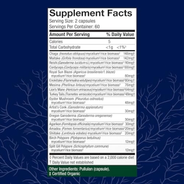 Host Defense MyCommunity - 17 Mushroom Immune Support Capsules