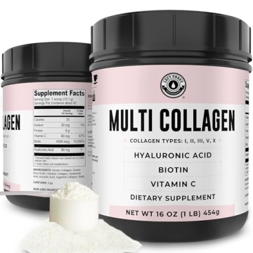 Premium Multi Collagen Peptides Powder for Skin, Hair, and Joint Health