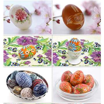 GREEN FABWOOD Wooden Fake Eggs-6Piece