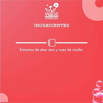 Wags & Wiggles Purify Hypoallergenic Wipes for Dogs Gently Clean & Condition Your Dog's Coat Without A Bath Zesty Grapefruit Scent Your Dog Will Love, (Pack of 1, 100 Count Total)