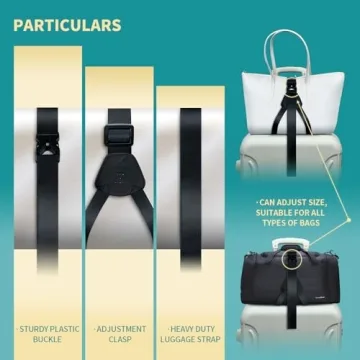 Tuegher Travel Luggage Cup Holder for Hands-Free Convenience