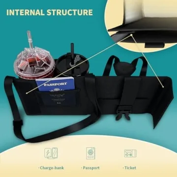 Tuegher Travel Luggage Cup Holder for Hands-Free Convenience