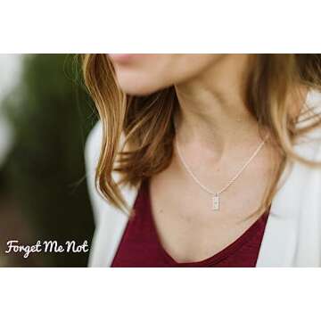 Haoze Miscarriage Gifts for Mothers Forget Me Not Seed Necklace Loss Grief Sympathy Gift Loss Memori...