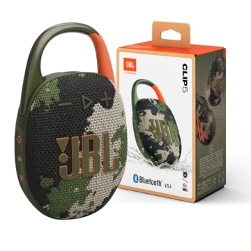 JBL Clip 5 Ultra-Portable Waterproof Bluetooth Speaker