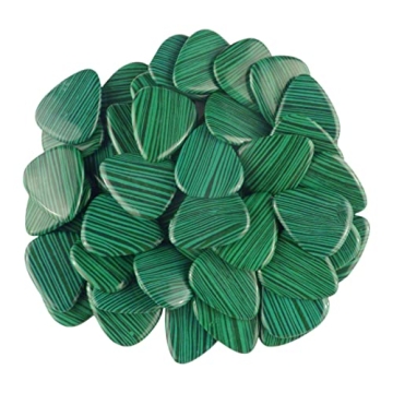 Handcrafted Green Malachite Stone Guitar Pick – 3.0mm