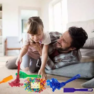 Yuanhe Magnetic Bingo Wand Chips - 5 Colors for Science Learning Counting Family Game Night Activities