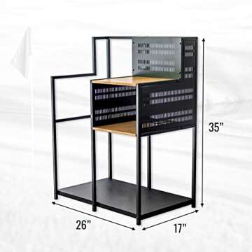 Teal Triangle Golf Club Organizer for Efficient Storage