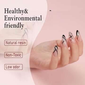 FZANEST Nude Gel Nail Polish LED UV Jelly Milky Transparent Sheer Natural Color Gel Polish French Manicure Nail Art (Soft Clear Pink) #13