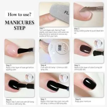 FZANEST Nude Gel Nail Polish LED UV Jelly Milky Transparent Sheer Natural Color Gel Polish French Manicure Nail Art (Soft Clear Pink) #13