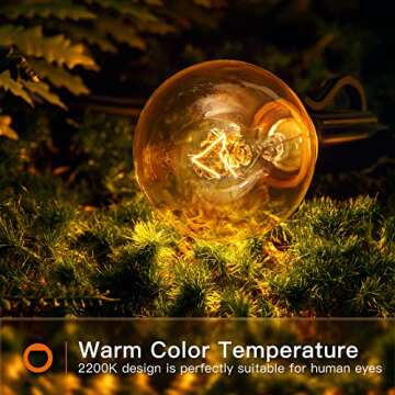 addlon 48 FT Waterproof Dimmable Outdoor String Lights