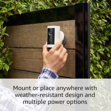 Ring Outdoor Cam Plus Solar 2K Video Smart Security System