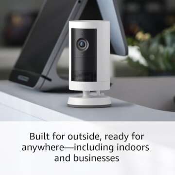 Ring Outdoor Cam Plus Solar 2K Video Smart Security System