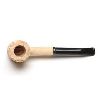 Missouri Meerschaum - Missouri Pride Corn Cob Tobacco Pipe - 5th Avenue, Bent Bit