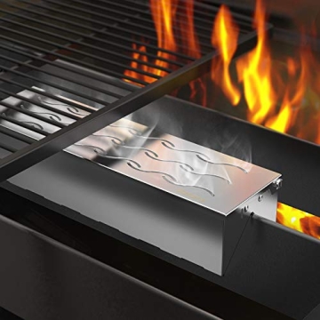 Skyflame Wood Chip Smoker Box for Enhanced BBQ Flavor