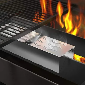 Skyflame Wood Chip Smoker Box for Enhanced BBQ Flavor