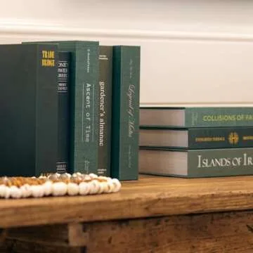 colorbloc 12 Decorative Faux Books, Fake Books for Bookshelf Decor, Fashion Coffee Table Books, Pink Decorative Accessories. Pink Home Decor Accents. Home Staging Books.