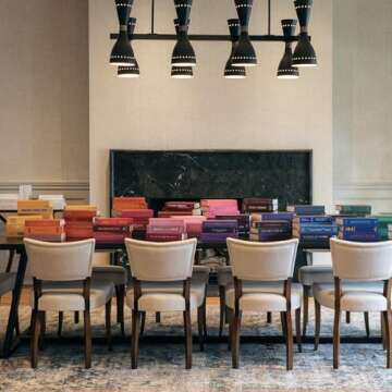 colorbloc 12 Decorative Faux Books, Fake Books for Bookshelf Decor, Fashion Coffee Table Books, Pink Decorative Accessories. Pink Home Decor Accents. Home Staging Books.