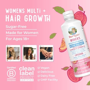 MaryRuth Organics Lustriva Hair Growth Multivitamin for Women