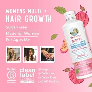 MaryRuth Organics Lustriva Hair Growth Multivitamin for Women