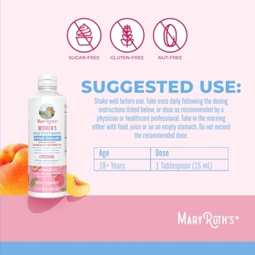 MaryRuth Organics Lustriva Hair Growth Multivitamin for Women