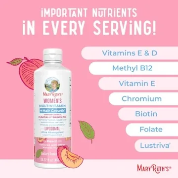MaryRuth Organics Lustriva Hair Growth Multivitamin for Women