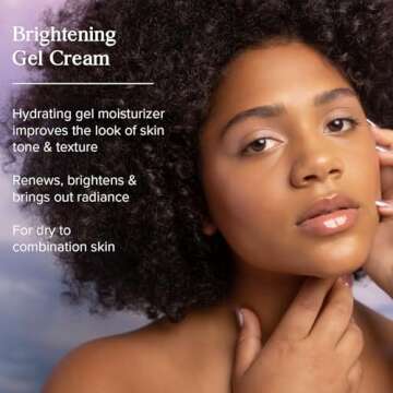 HERITAGE STORE Aura Glow Face Moisturizer for Dry Combination Skin - Gel Facial Moisturizer Brighten...