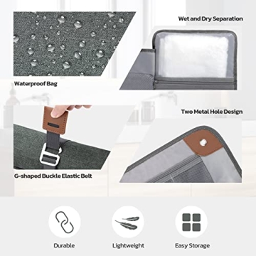 Compact Men's Toiletry Bag - Water-Resistant Organizer