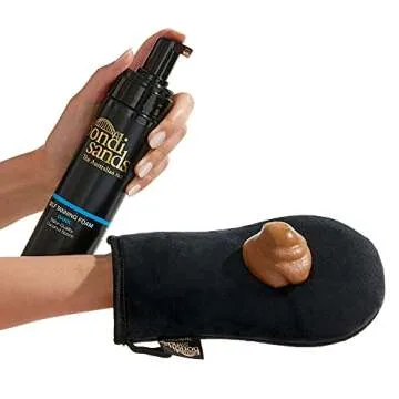 Bondi Sands Dark Self Tanning Foam with Mitt for Flawless Tan