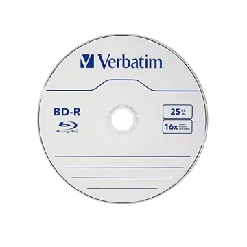 Verbatim 25GB Blu-ray Discs 50 Pack for Reliable Backup