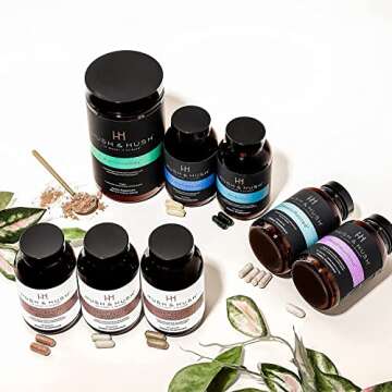 Hush & Hush SkinCapsule Brighten+ - Skin Brightening Vitamin C Supplement - Glowing Skin Beauty Vitamins - Reduces Dark Spots & Discoloration - Vegan, Non-GMO, Gluten Free - 60 Capsules