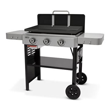 Weber 28" Gas Griddle - 3 Burner Outdoor Cooking