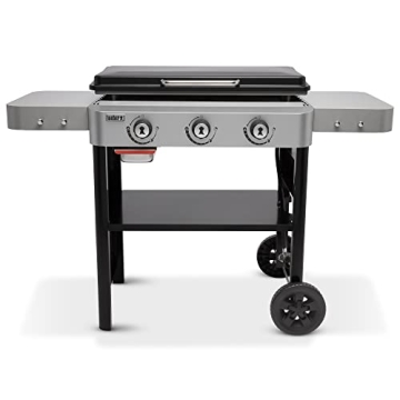 Weber 28" Gas Griddle - 3 Burner Outdoor Cooking