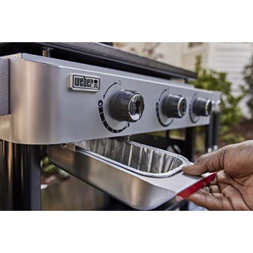 Weber 28" Gas Griddle - 3 Burner Outdoor Cooking