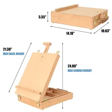 Portable Art Supplies Box Easel for All Artists