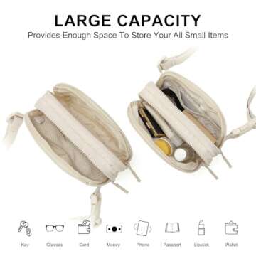 CLUCI Small Belt Bag for Women, Crossbody Everywhere Waist Packs Trendy, Women's Fanny Pack with Adjustable Strap