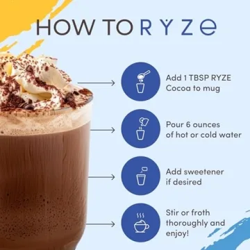 RYZE Mushroom Hot Cocoa Sleep Aid & Keto Friendly