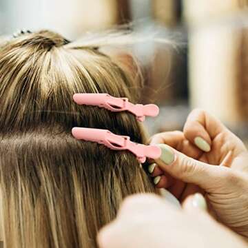 Ondder 24 Pack Alligator Clips for Hair Styling