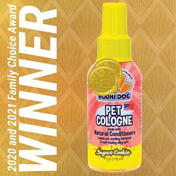 Bodhi Dog Natural Dog Cologne | Premium Scented Deodorizing Body Spray for Dogs & Cats | Neutralizes Strong Odors | Dog Perfume with Natural Dog Conditioner | Made in USA (Sugar Cookie, 4 Fl Oz)