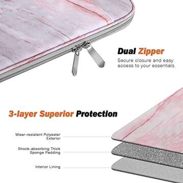 MoKo Tablet Sleeve Case for iPad Air and Galaxy Tab