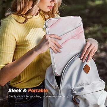 MoKo Tablet Sleeve Case for iPad Air and Galaxy Tab