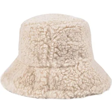 Stylish ChezAbbey Faux Fur Bucket Hat for All Seasons