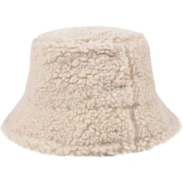 Stylish ChezAbbey Faux Fur Bucket Hat for All Seasons