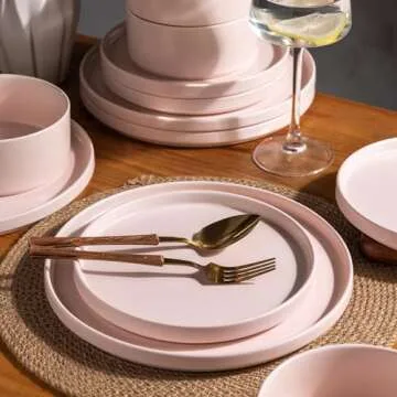 Stylish GBHOME Ceramic Plates Set for Modern Dining
