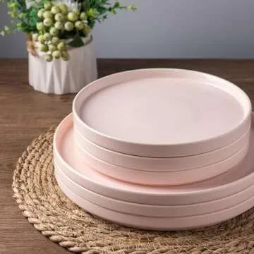 Stylish GBHOME Ceramic Plates Set for Modern Dining